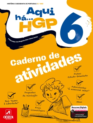Aqui há... HGP! - História e Geografia de Portugal - 6.º Ano - Caderno de Atividades Digital