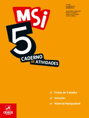 Caderno de Atividades - MSI 5 - Matemática Sob Investigação 5 - 5.º Ano