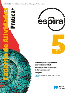 Caderno de Atividades: Pratica+/Caderno de Atividades: Avalia+ - Espiral - Matemática - 5.º Ano