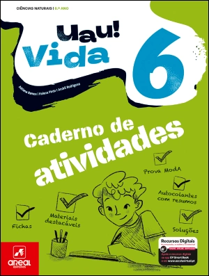 Caderno de Atividades - UAU! Vida 6 -  Ciências Naturais - 6.º Ano
