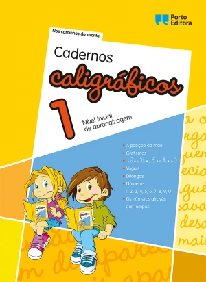 Cadernos Caligráficos 1 - Nível inicial de aprendizagem