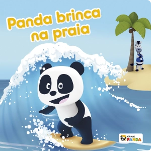 Canal Panda - Panda brinca na praia