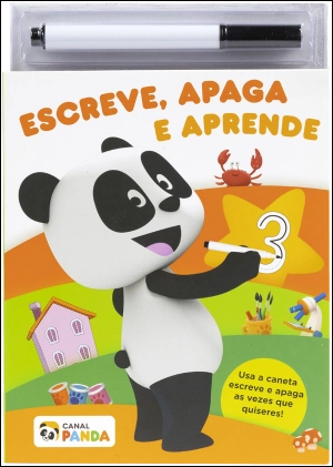 Canal Panda - Pequeno Livro de Atividades - Escreve, Apaga e Aprende