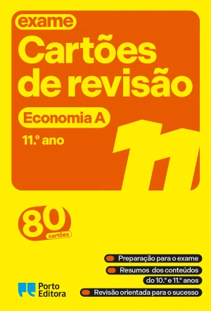 Cartões de revisão - Livro Economia A - 11.º ano