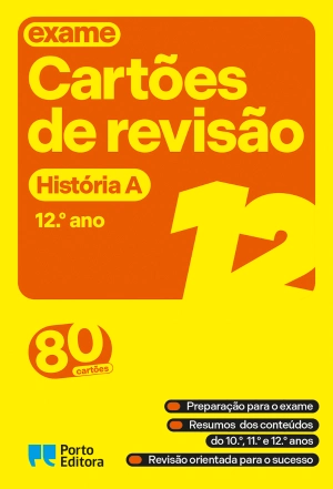 Cartões de revisão - Livro História A - 12.º ano