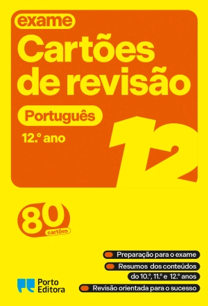 Cartões de revisão - Livro Português - 12.º ano