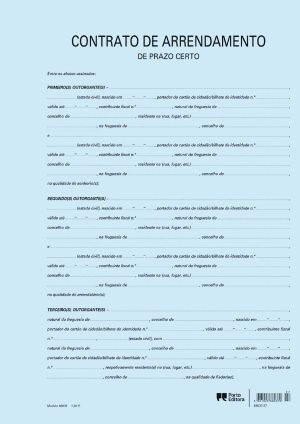Contrato de Arrendamento de Prazo Certo