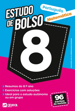 Estudo de bolso: Português e Matemática - 8.º Ano