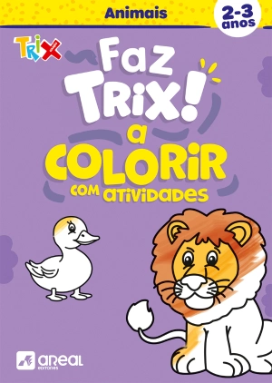 Faz Trix a colorir animais (2-3 anos)