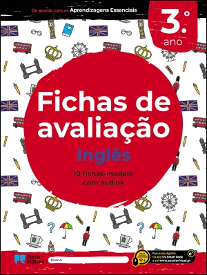 Fichas de avaliação - Inglês - 3.º Ano