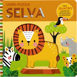 Livro-puzzle: Selva
