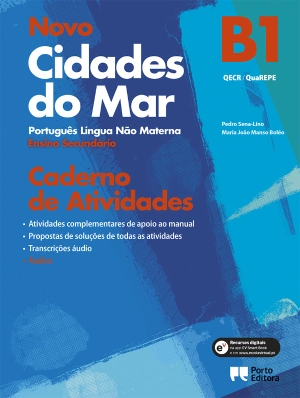 Novo Cidades do Mar - PLNM - Nível B1 - Ensino Secundário - Caderno de Atividades Digital