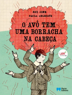 O avô tem uma borracha na cabeça