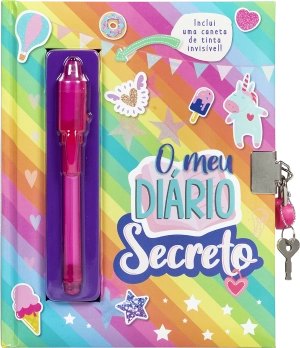 O meu diário secreto (capa arco-íris)