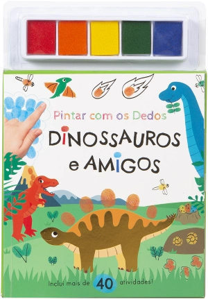 Pintar com os Dedos - Dinossauros e amigos