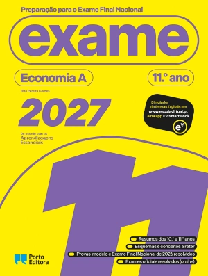 Preparação para o Exame Final Nacional 2026 - Economia A - 11.º Ano