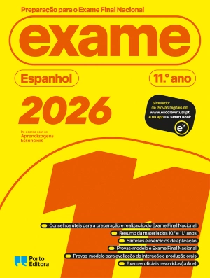 Preparação para o Exame Final Nacional 2026 - Espanhol - Iniciação - 11.º Ano