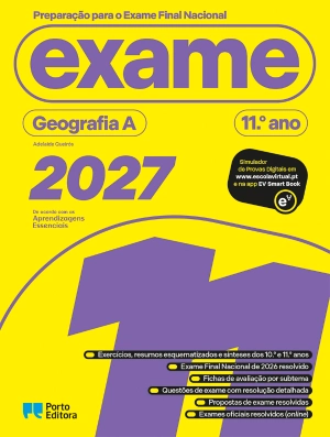 Preparação para o Exame Final Nacional 2026 - Geografia A - 11.º ano