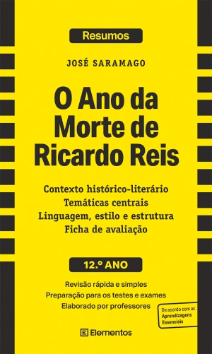 Resumos - O Ano da Morte de Ricardo Reis - José Saramago - 12.º ano