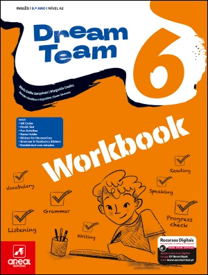 Workbook - Dream Team 6 - Inglês - 6.º Ano
