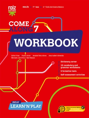 Workbook / Learn'n'Play - Come along 7 - Inglês - 7.º ano